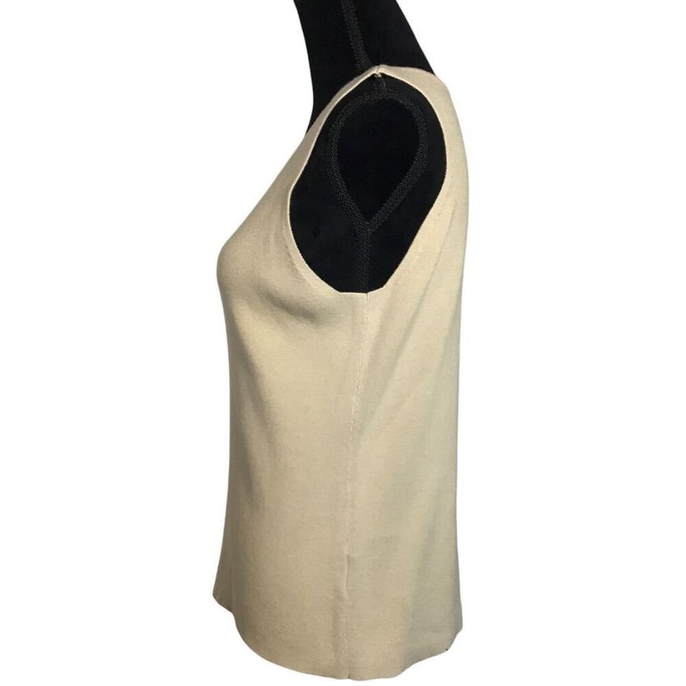 Pierre Cardin Sleeveless Knit Tank Top - Size Large - Picture 2 of 4